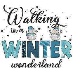 winter wonderland embroidery machine design