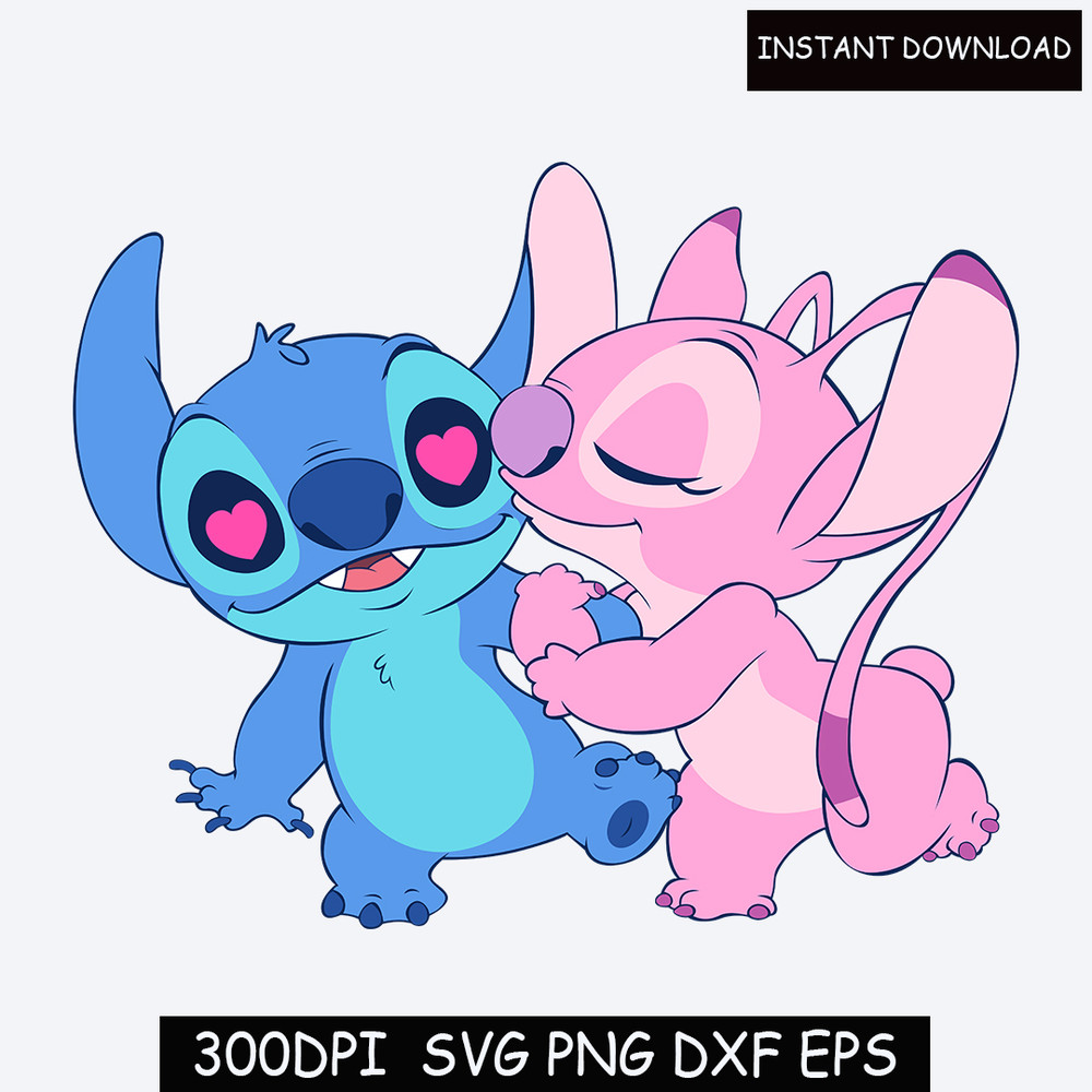 Stitch svg, Angel svg, Stitch and Angel, Love svg, Valentines svg, stitch love svg.jpg