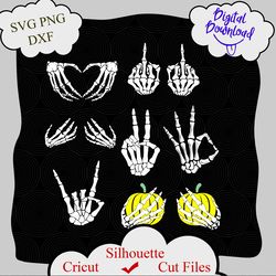 Skeleton Hands Svg, Skeleton Svg, Skull Skeleton Hand, Halloween SVG, Cute Halloween Shirt Svg, Png, Cricut, Silhouette,