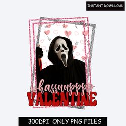 files valentine ghostface  png bundle, no you hang up, horror valentine png, funny valentines, valentine movie png