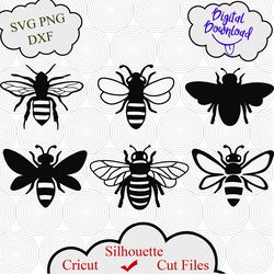 bee bundle svg, commercial use svg, bundle svg, cute bee svg, bee cricut file, bee svg file, spring cut file, summer svg