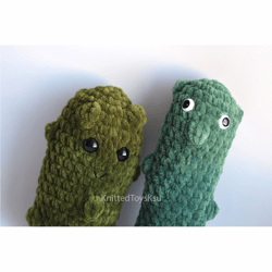 pickle funny gift set of 2, gag cucumber desk pet Aprils Fool Day, funny green guys birthday present for best friend
