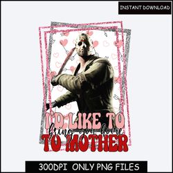 michael myers, jason, horror, valentines, graphic, png