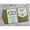 DIY classic 5x7 pocket wedding invitation template svg tri fold