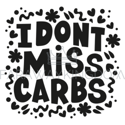 carbs dangerous nutrition problem vector illustration set