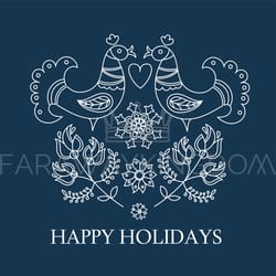 card ethno folk decor traditional vector illustration set