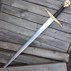 Prestigious Templar Knights Battle Ready Long Sword - Hand Forged High 10