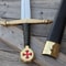 Prestigious Templar Knights Battle Ready Long Sword - Hand Forged High 1095 Steel Historical Replica Functional Collectible Knight Swor.jpg