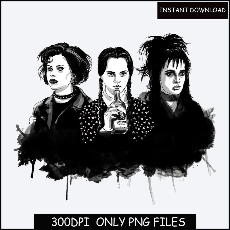 Wednesday, I'm not in a bad mood, this is just me, Nevermore, Halloween png Bundle, Cricut cut file Png,.jpg