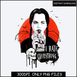 mega bundle wednesday addams , jenna ortega, addams family digital set - clipart images digital papers instant download