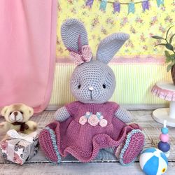 stuffed cute animal plush bunny