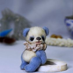 Tolly bear panda, miniature, little bear, teddy bear, teddy miniature, for a doll, for a blythe