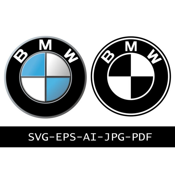 BMW SVG, bmw Eps, bmw Ai, bmw PDF And bmw jpg - Bmw logo bun