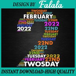 twosday tuesday february 22 2022 2/22/22 png, funny math teacher png valentine's day png, digital download