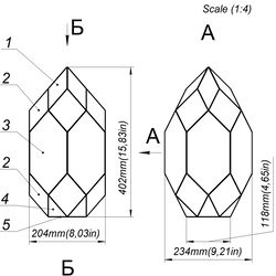 project 6. stained glass printable pattern. brillant3d