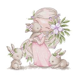 gentle hugs. bunnies