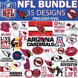 Arizona Cardinals svg, Arizona Cardinals bundle Football Teams Svg, NFL Teams svg, png, dxf