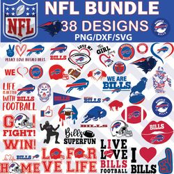 Buffalo Bills svg, Buffalo Bills bundle Football Teams Svg, NFL Teams svg, png, dxf