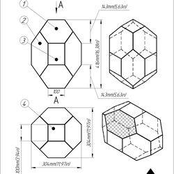project 9. stained glass printable pattern. brillant3d