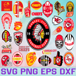 Kansas City Chiefs Football team Svg, Kansas City Chiefs Svg, NFL Teams svg, NFL Svg, Png, Dxf, Eps, Instant Download