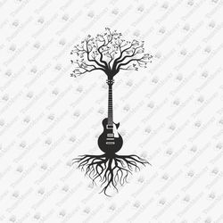 Bass Guitar Tree Music Player Musical Instrument Printable Clipart SVG Cut File