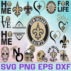 New Orleans Saints Football team Svg, New Orleans Saints Svg, NFL Teams svg, NFL Svg, Png, Dxf, Eps, Instant Download