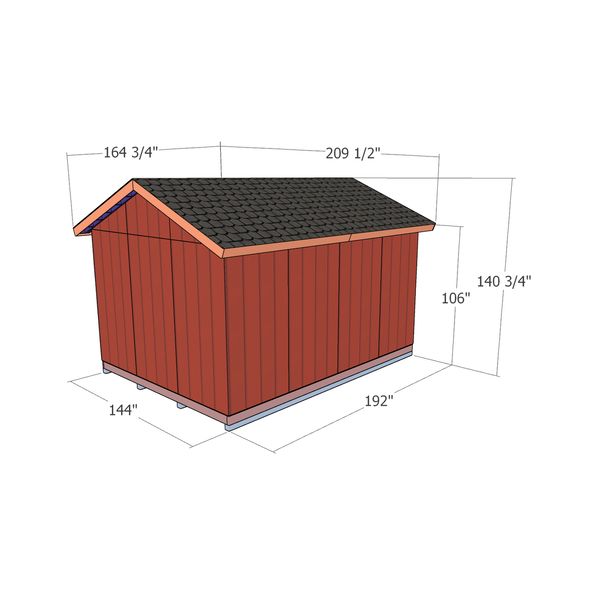 12x16 Storage Shed Plans - dimensions.jpg