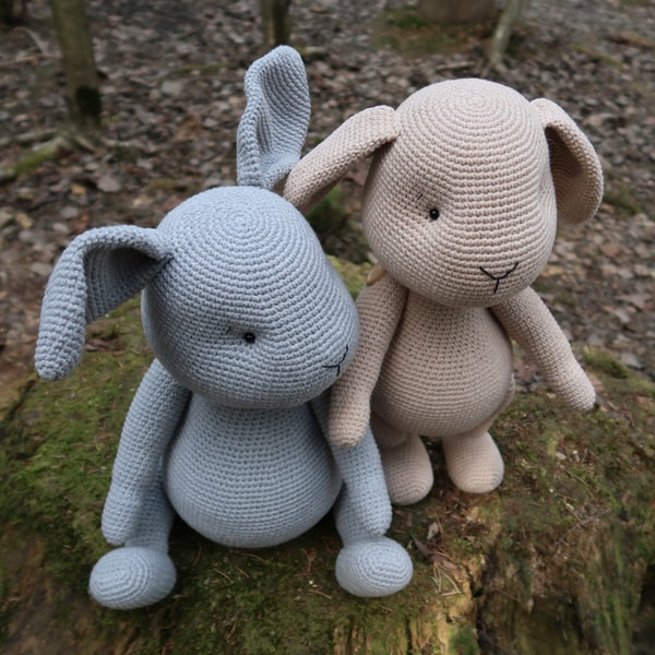 PATTERN Crochet Teddy Bunny Rabbits. PATTERN Amigurumi Teddy | Inspire ...