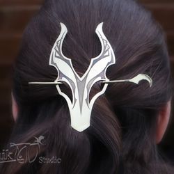 Hairpin Head of the Dragon | Jewelry Hairpin | Fantasy Dragon | Hair ornament