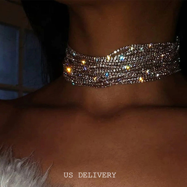 womens necklace chocker whide shining rhinestone 2000s vintage style fashion aesthetic luxury.jpg