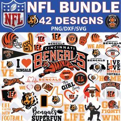 Cincinnati Bengals  svg, Cincinnati Bengals  bundle Football Teams Svg, NFL Teams svg, png, dxf