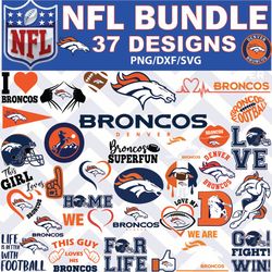 Denver Broncos svg, Denver Broncos bundle Football Teams Svg, NFL Teams svg, png, dxf