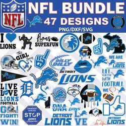 Detroit Lions svg, Detroit Lions bundle Football Teams Svg, NFL Teams svg, png, dxf
