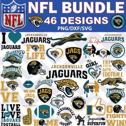 Jacksonville Jaguars svg, Jacksonville Jaguars bundle Football Teams Svg, NFL Teams svg, png, dxf