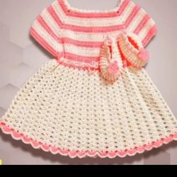 crochet baby frock