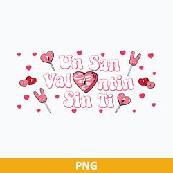 Wrap Un San Valentin Sin Ti PNG, Bad Bunny Heart Lollipop PNG, Bad Bunny Valentine PNG