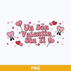Un San Valentin Sin Ti PNG, Bad Bunny Heart Wrap PNG, Valentine Wrap PNG