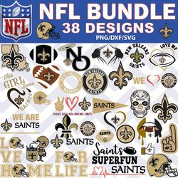 New Orleans Saints svg, New Orleans Saints bundle Football Teams Svg, NFL Teams svg, png, dxf