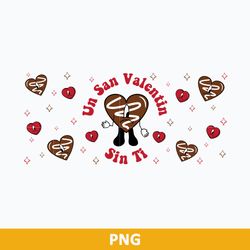 un san valentin sin ti svg, bad bunny valentine chololate wrap svg, valentine chololate svg