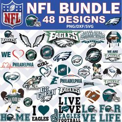 Philadelphia Eagles svg, Philadelphia Eagles bundle Football Teams Svg, NFL Teams svg, png, dxf