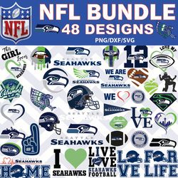 Seattle Seahawks svg, Seattle Seahawks bundle Football Teams Svg, NFL Teams svg, png, dxf