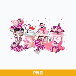 cheshire cat coffee valentine png, cheshire cat valentine png, coffee valentine png