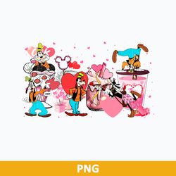 Goofy Valentine Coffee PNG, Goofy Valentine PNG, Disney Valentine Coffee PNG