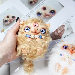 Teddy toy cat sewing pattern PDF plushie toy handmade DIY