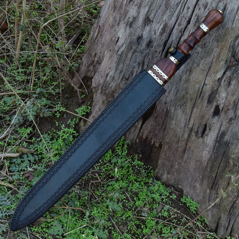 Ancient Roman Inspired Damascus Steel Gladius reviewjpg