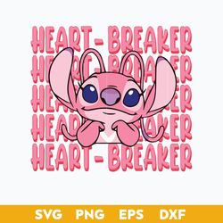 Heart Breaker Angel SVG, Angel Valentine SVG, Disney Valentine SVG