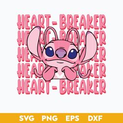 heart breaker angel svg, angel valentine svg, disney valentine svg