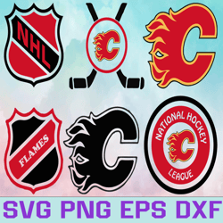 calgary flames hockey team svg, calgary flames svg, nhl svg, nhl svg, png, dxf, eps, instant download