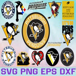 pittsburgh penguins hockey team svg, pittsburgh penguins svg, nhl svg, nhl svg, png, dxf, eps, instant download