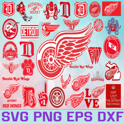 detroit red wings hockey team svg, detroit red wings svg, nhl svg, nhl svg, png, dxf, eps, instant download